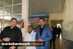 بازدید رئیس و هیت رئیسه دانشگاه فرهنگیان آذربایجان شرقی  از سلف سرویس دانشگاه تبریز 22