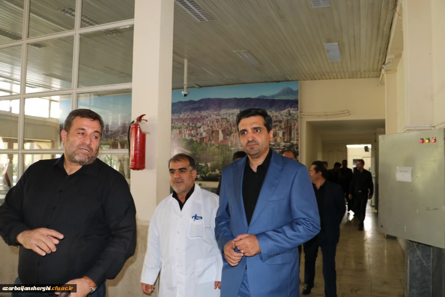 بازدید رئیس و هیت رئیسه دانشگاه فرهنگیان آذربایجان شرقی  از سلف سرویس دانشگاه تبریز 22