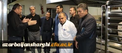بازدید رئیس و هیئت رئیسه دانشگاه فرهنگیان آذربایجان شرقی  از سلف سرویس دانشگاه تبریز 2