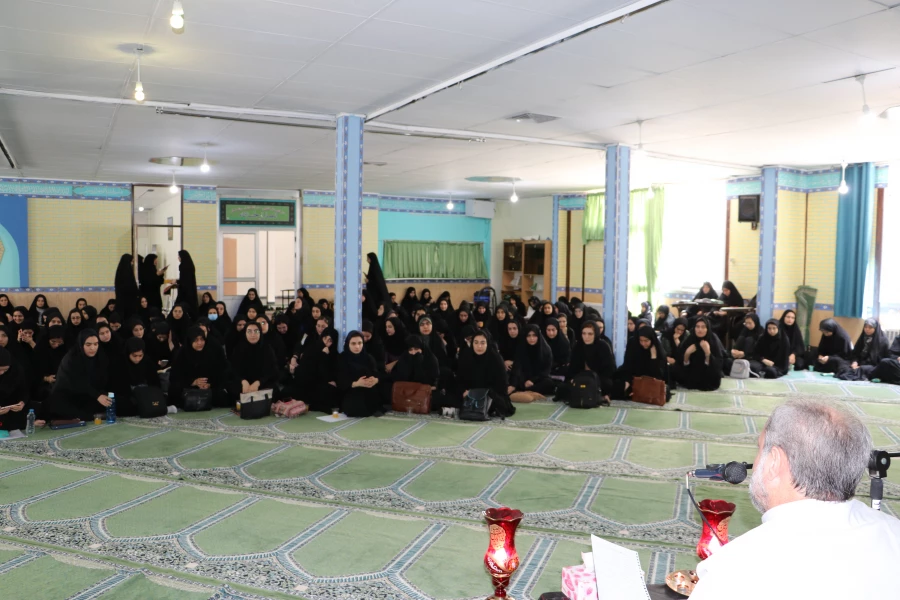 مراسم عزاداری ]قا ابا عبدالله الحسین در پردیس فاطمه الزهرا  7