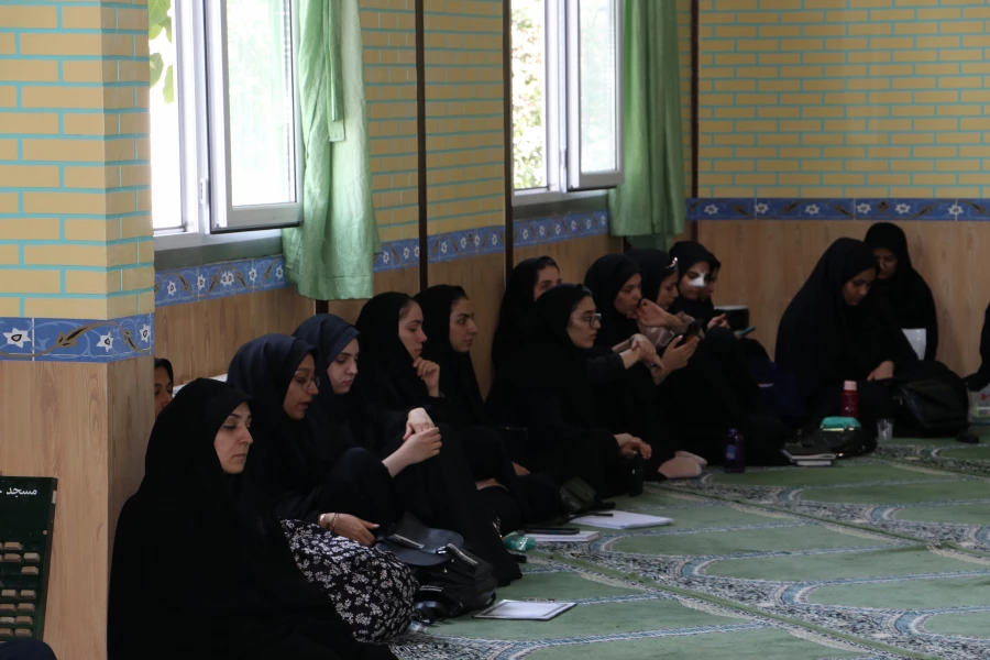 مراسم عزاداری ]قا ابا عبدالله الحسین در پردیس فاطمه الزهرا  9