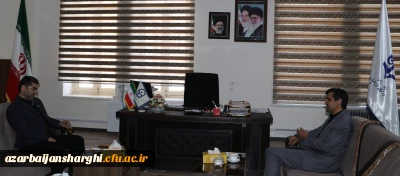دیداررئیس پارک علم وفناوری استان با رئیس دانشگاه فرهنگیان استان آذربایجان شرقی