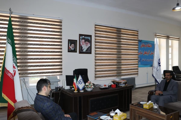 دیداررئیس پارک علم وفناوری استان با رئیس دانشگاه فرهنگیان استان آذربایجان شرقی 3