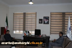 دیداررئیس پارک علم وفناوری استان با رئیس دانشگاه فرهنگیان استان آذربایجان شرقی 4