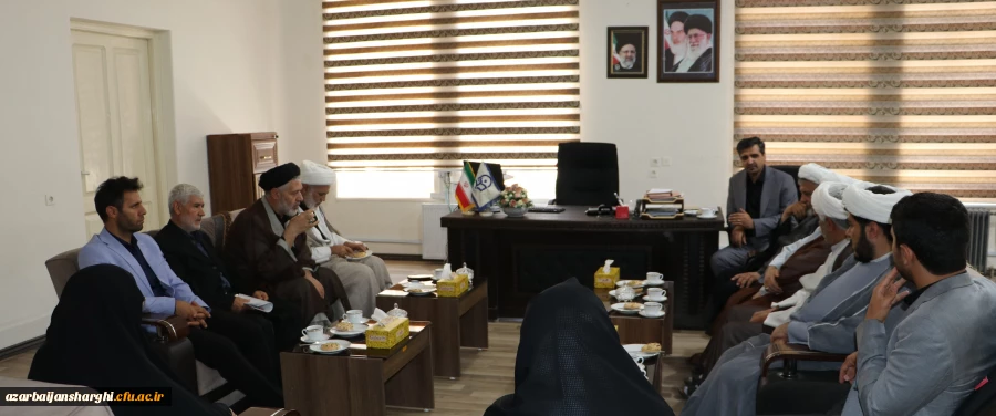 دیدارجمعی از اساتید و اعضای هیئت علمی دانشگاه تبریز با رئیس دانشگاه فرهنگیان استان  2