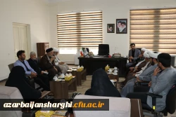 دیدارجمعی از اساتید و اعضای هیئت علمی دانشگاه تبریز با رئیس دانشگاه فرهنگیان استان  6