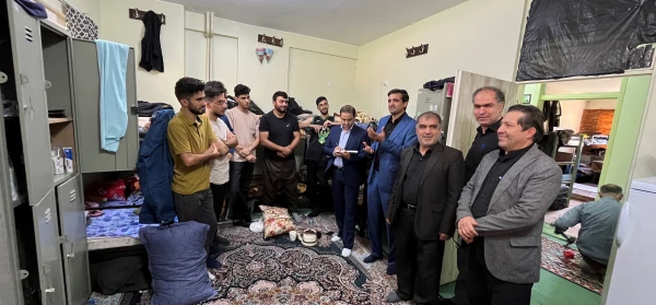 دیدار ریاست دانشگاه فرهنگیان استان با دانشجویان سراهای دانشجویی علامه امینی تبریز 2