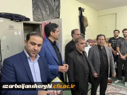 دیدار ریاست دانشگاه فرهنگیان استان با دانشجویان سراهای دانشجویی علامه امینی تبریز 3