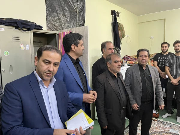 دیدار ریاست دانشگاه فرهنگیان استان با دانشجویان سراهای دانشجویی علامه امینی تبریز 3