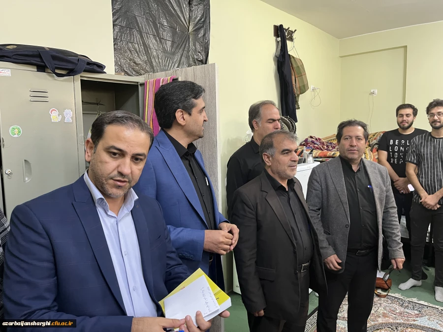 دیدار ریاست دانشگاه فرهنگیان استان با دانشجویان سراهای دانشجویی علامه امینی تبریز 3