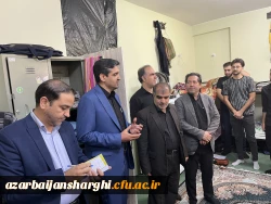 دیدار ریاست دانشگاه فرهنگیان استان با دانشجویان سراهای دانشجویی علامه امینی تبریز 4