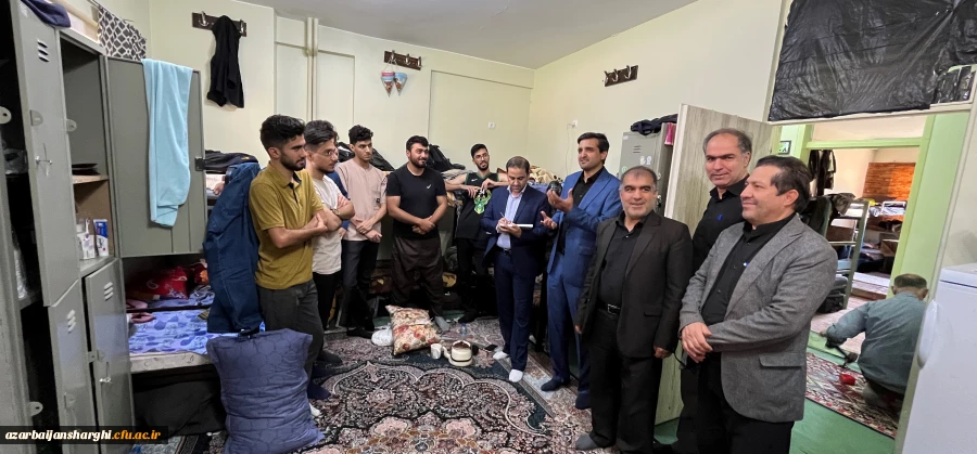 دیدار ریاست دانشگاه فرهنگیان استان با دانشجویان سراهای دانشجویی علامه امینی تبریز 5