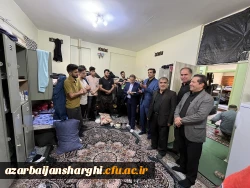 دیدار ریاست دانشگاه فرهنگیان استان با دانشجویان سراهای دانشجویی علامه امینی تبریز 6