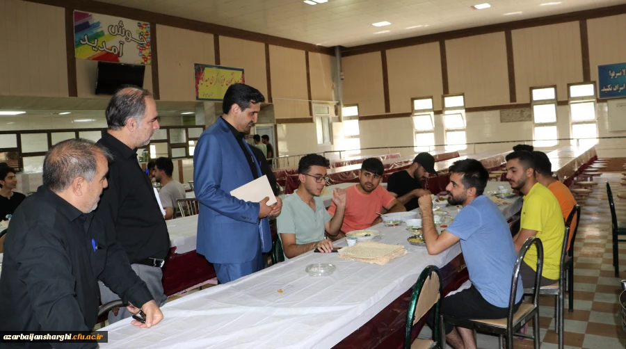 دیدار ریاست دانشگاه فرهنگیان استان با دانشجویان سراهای دانشجویی علامه امینی تبریز 8