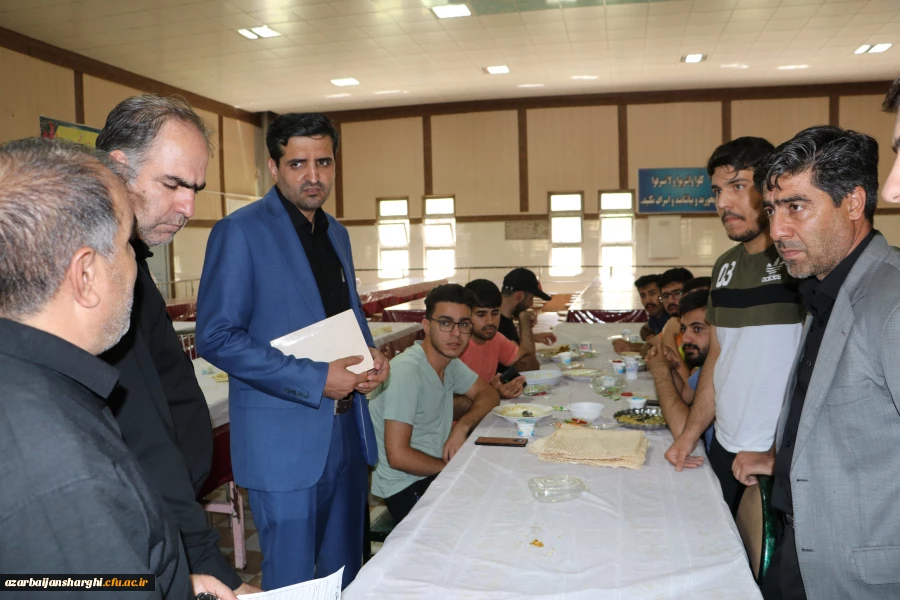 دیدار ریاست دانشگاه فرهنگیان استان با دانشجویان سراهای دانشجویی علامه امینی تبریز 9