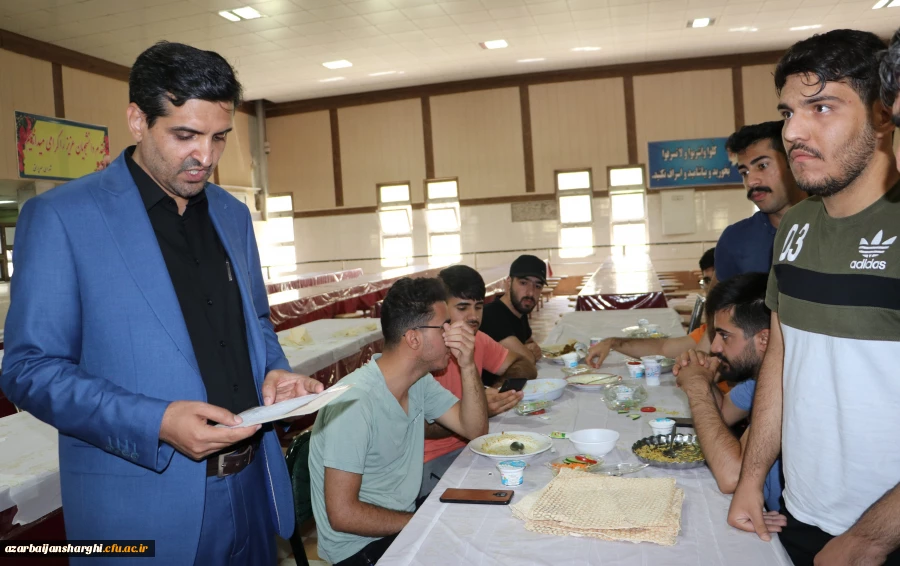 دیدار ریاست دانشگاه فرهنگیان استان با دانشجویان سراهای دانشجویی علامه امینی تبریز 10