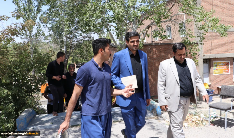 دیدار ریاست دانشگاه فرهنگیان استان با دانشجویان سراهای دانشجویی علامه امینی تبریز 12