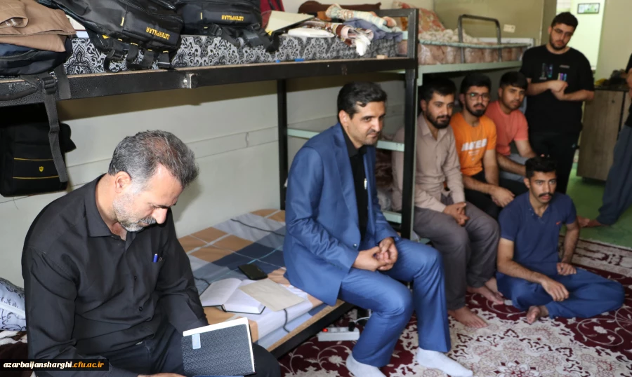 دیدار ریاست دانشگاه فرهنگیان استان با دانشجویان سراهای دانشجویی علامه امینی تبریز 14