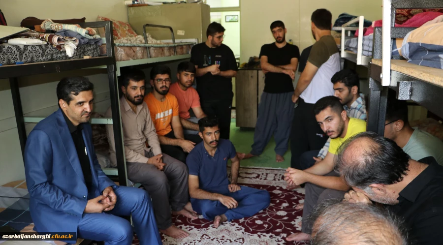 دیدار ریاست دانشگاه فرهنگیان استان با دانشجویان سراهای دانشجویی علامه امینی تبریز 15