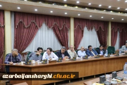 نشست صمیمی اعضای هیئت علمی با رئیس دانشگاه فرهنگان  کشور 3