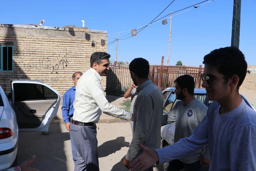 بازدید هیئت رئیسه دانشگاه ازاردوی جهادی دانشجویان دانشگاه فرهنگیان آذربایجان شرقی در شهرستان چارویماق 3