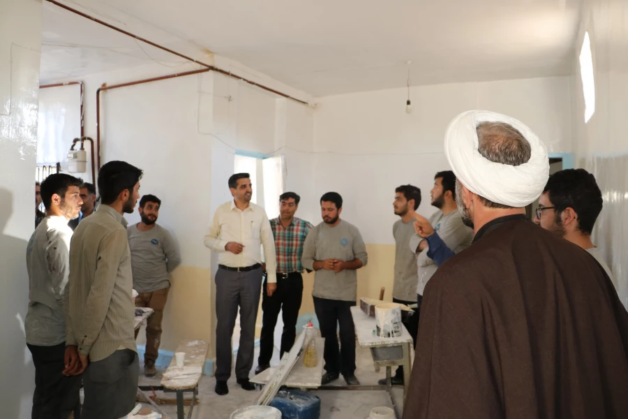 بازدید هیئت رئیسه دانشگاه ازاردوی جهادی دانشجویان دانشگاه فرهنگیان آذربایجان شرقی در شهرستان چارویماق 6