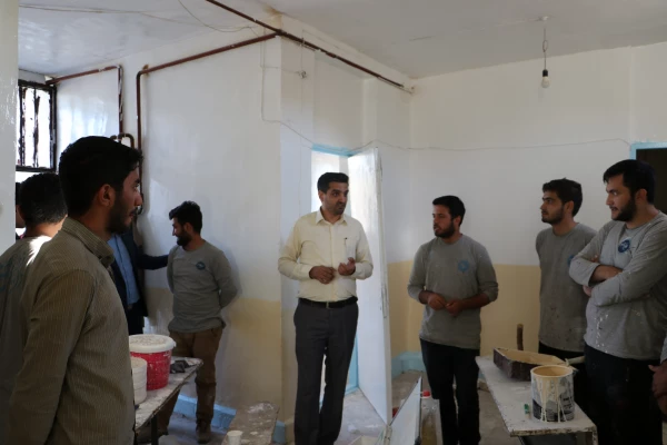 بازدید رئیس دانشگاه و هیئت رئیسه دانشگاه ازاردوی جهادی دانشجویان دانشگاه فرهنگیان آذربایجان شرقی در شهرستان چارویماق 5