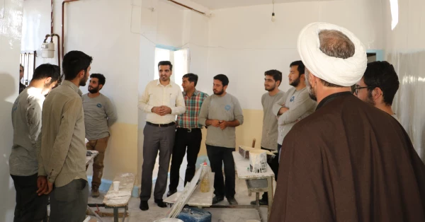 بازدید رئیس دانشگاه و هیئت رئیسه دانشگاه ازاردوی جهادی دانشجویان دانشگاه فرهنگیان آذربایجان شرقی در شهرستان چارویماق 6