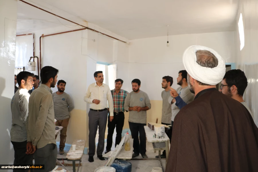 بازدید رئیس دانشگاه و هیئت رئیسه دانشگاه ازاردوی جهادی دانشجویان دانشگاه فرهنگیان آذربایجان شرقی در شهرستان چارویماق 7