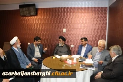 دیدار با نماینده ولی فقیه و امام جمعه محبوب تبریز حاج آقا دکتر آل هاشم  3