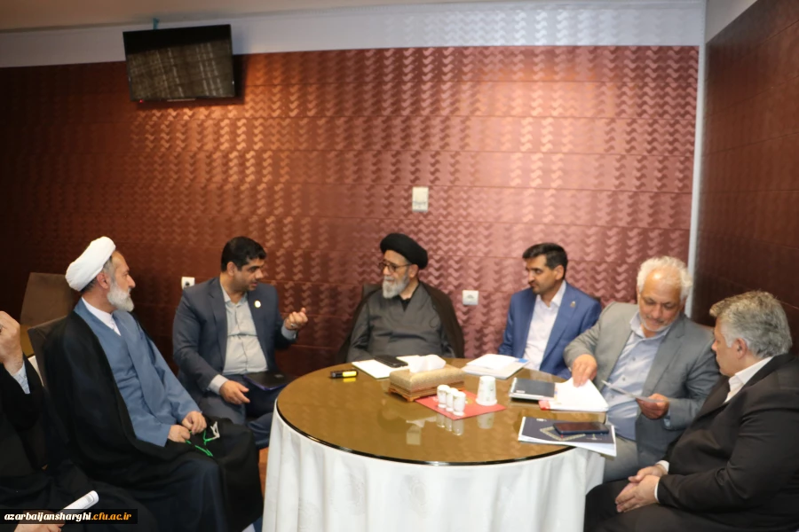 دیدار با نماینده ولی فقیه و امام جمعه محبوب تبریز حاج آقا دکتر آل هاشم  3