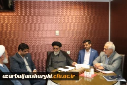 دیدار با نماینده ولی فقیه و امام جمعه محبوب تبریز حاج آقا دکتر آل هاشم  4