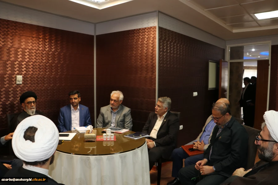 دیدار با نماینده ولی فقیه و امام جمعه محبوب تبریز حاج آقا دکتر آل هاشم  8