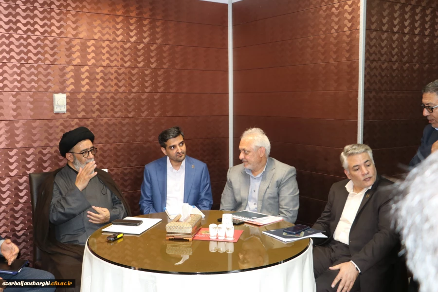 دیدار با نماینده ولی فقیه و امام جمعه محبوب تبریز حاج آقا دکتر آل هاشم  11