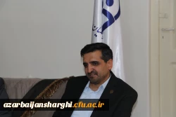 دیدار دکتر احمدی رئیس دانشگاه با فرمانده حوزه بسیج کارکنان شهید عبدالهی و معاون اداره کل حقظ آثار و نشر ارزشهای دفاع مقدس تبریز  11