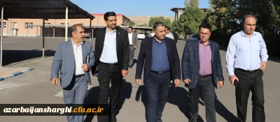 بازدید مدیر کل نوسازی استان آذربایجان شرقی  از پردیس علامه امینی دانشگاه فرهنگیان استان