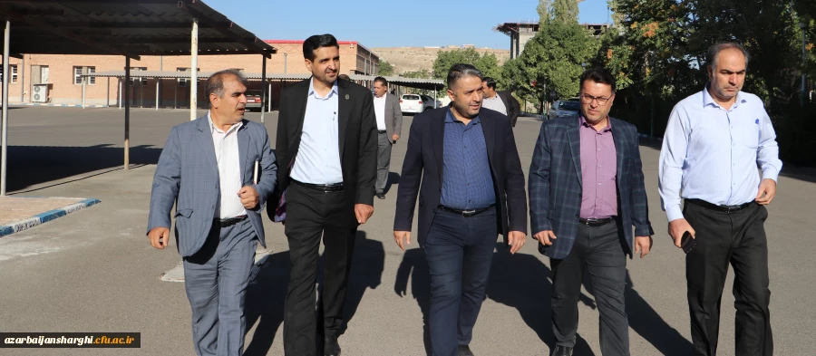 بازدید مدیر کل نوسازی استان آذربایجان شرقی  از پردیس علامه امینی دانشگاه فرهنگیان استان 2
