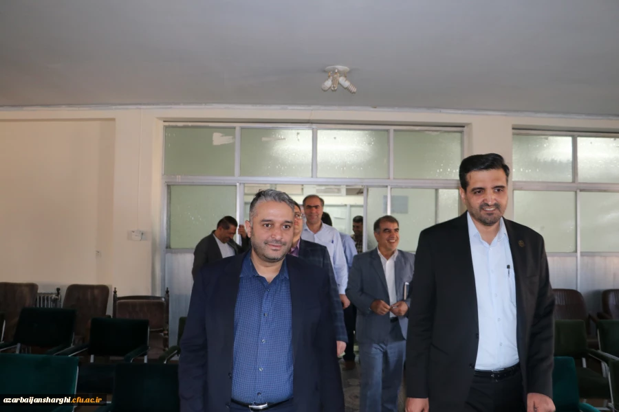 بازدید مدیر کل نوسازی استان آذربایجان شرقی  از پردیس علامه امینی دانشگاه فرهنگیان استان 6