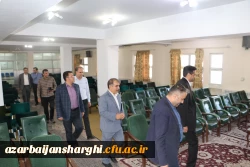 بازدید مدیر کل نوسازی استان آذربایجان شرقی  از پردیس علامه امینی دانشگاه فرهنگیان استان 7