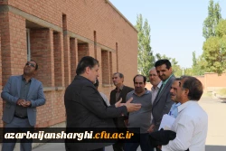 بازدید رئیس کارگروه فنی مهندسی دانشگاه فرهنگیان سازمان مرکزی ازدانشگاه فرهنگیان آذربایجان شرقی 5