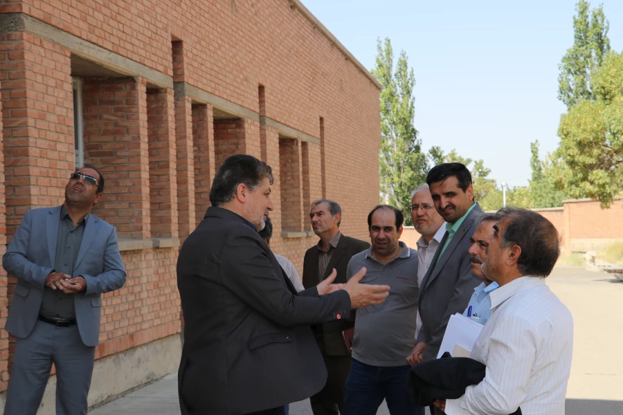 بازدید رئیس کارگروه فنی مهندسی دانشگاه فرهنگیان سازمان مرکزی ازدانشگاه فرهنگیان آذربایجان شرقی 5