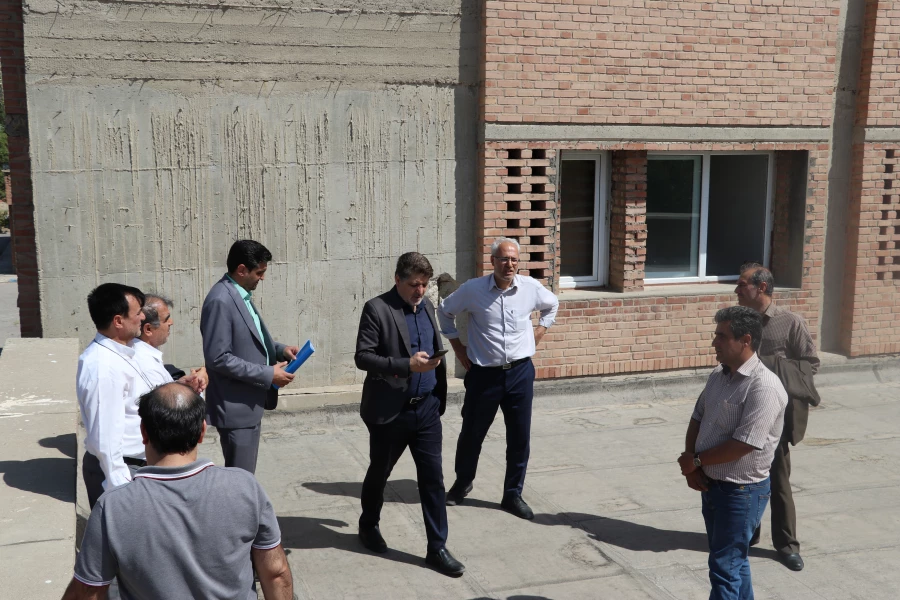 بازدید رئیس کارگروه فنی مهندسی دانشگاه فرهنگیان سازمان مرکزی ازدانشگاه فرهنگیان آذربایجان شرقی 9