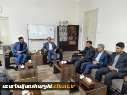 دیدار رئیس دانشگاه فرهنگیان آذربایجان شرقی با رئیس دانشگاه صنعتی سهند تبریز 3