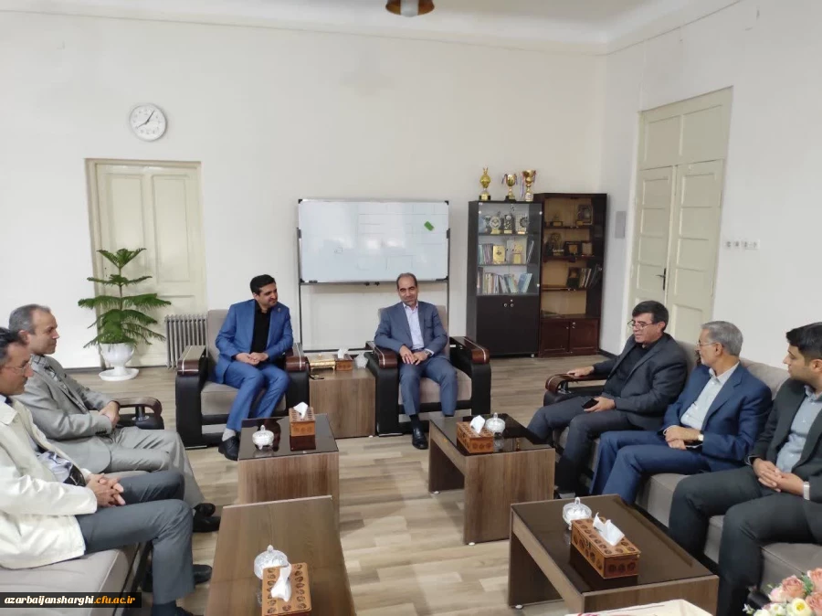 دیدار رئیس دانشگاه فرهنگیان آذربایجان شرقی با رئیس دانشگاه صنعتی سهند تبریز 5