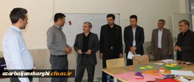 بازدیدمدیرکل آموزش و پرورش استان و رئیس دانشگاه فرهنگیان آذربایجان شرقی از فرایند مصاحبه پذیرفته شدگان چند برابر ظرفیت دانشگاه فرهنگیان آذربایجان شرقی 