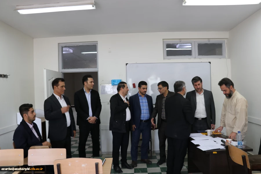 بازدید نمایندگان هیات مرکزی گزینش وزارت آموزش و پرورش و مدیر هسته گزینش استان از روند مصاحبه پذیرفته شدگان دانشگاه فرهنگیان آذربایجان شرقی 4