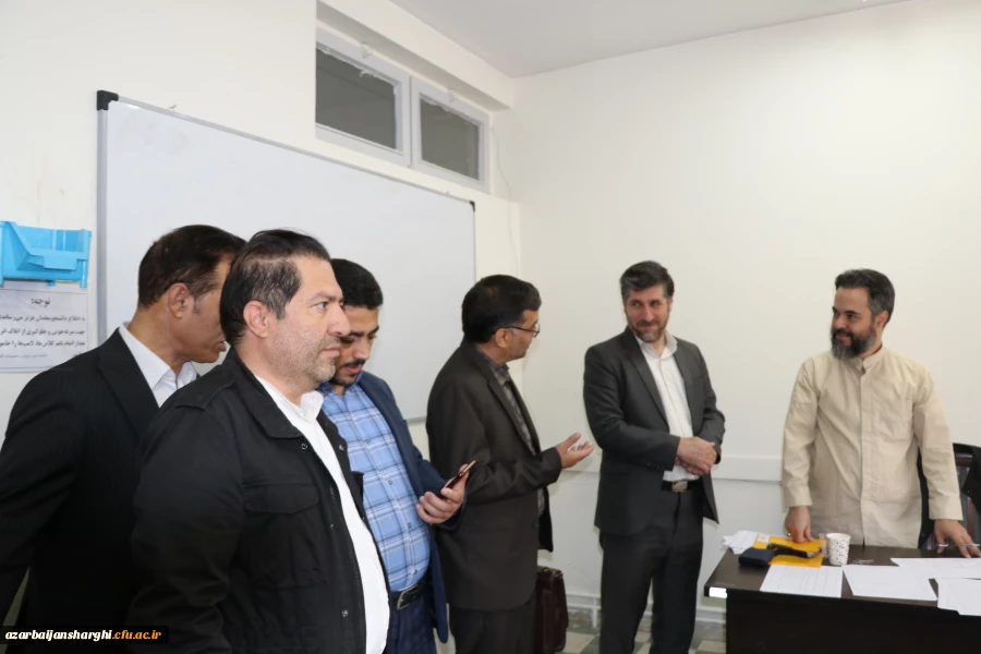 بازدید نمایندگان هیات مرکزی گزینش وزارت آموزش و پرورش و مدیر هسته گزینش استان از روند مصاحبه پذیرفته شدگان دانشگاه فرهنگیان آذربایجان شرقی 6