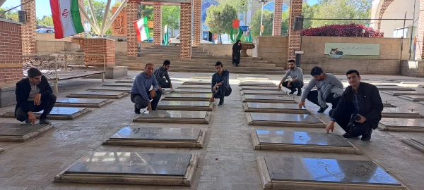 تجدید میثاق خانواده دانشگاه فرهنگیان آذربایجانشرقی با آرمانهای شهداوامام شهیدان در اولین روز هته دفاع مقدس 2