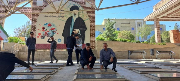 تجدید میثاق خانواده دانشگاه فرهنگیان آذربایجانشرقی با آرمانهای شهداوامام شهیدان در اولین روز هته دفاع مقدس 3