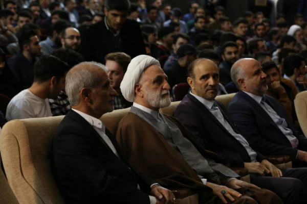 حضور رئیس قوه قضاییه در جمع دانشجویان و اساتید  دانشگاه های استان آذربایجان شرقی  3